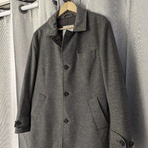 J. Hilburn overcoat winter cashmere quilted coat